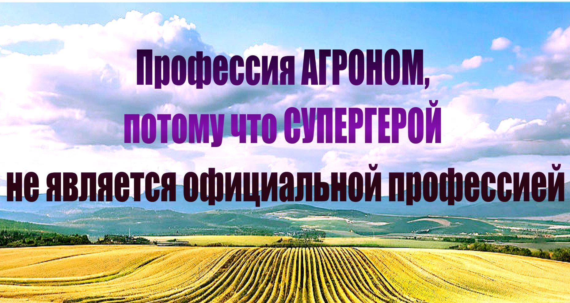 «ЧТО ПОСЕЕШЬ, ТО И ПОЖНЕШЬ».