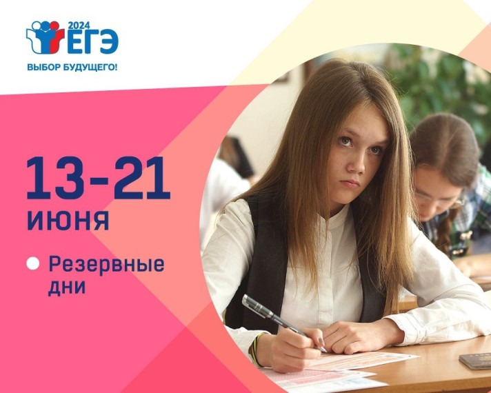 Резервные дни ЕГЭ-2024.