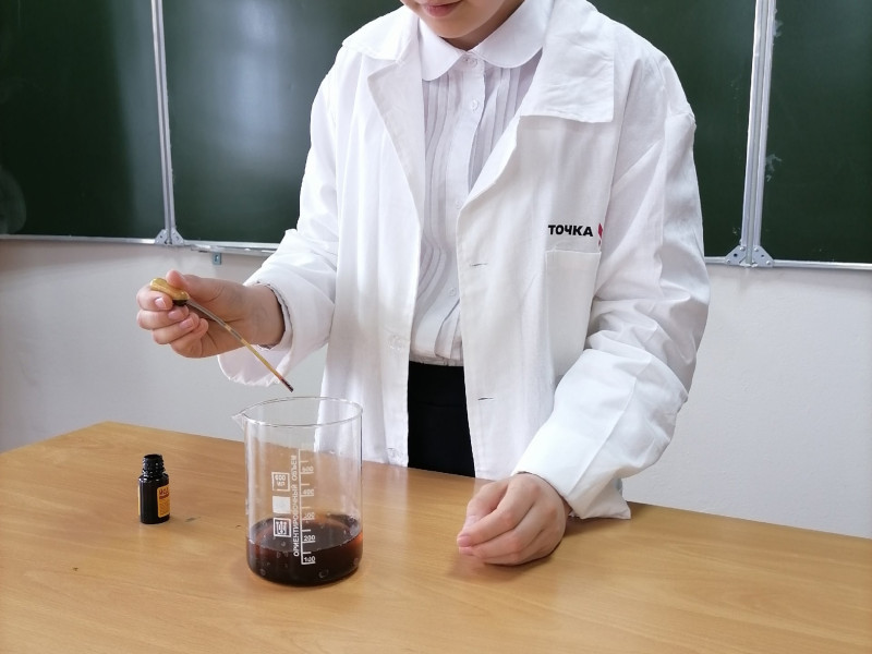 Определение в условиях школьной лаборатории количества аскорбиновой кислоты (витамина С) в шиповнике, на базе центра «Точка роста».